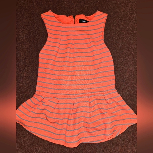 Mossimo Supply Co. Tops - Mossimo Size Small Tangerine And Grey Peplum Sleeveless Top